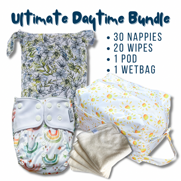 The Ultimate Day Time Cloth Nappy Bundle – River & Bee